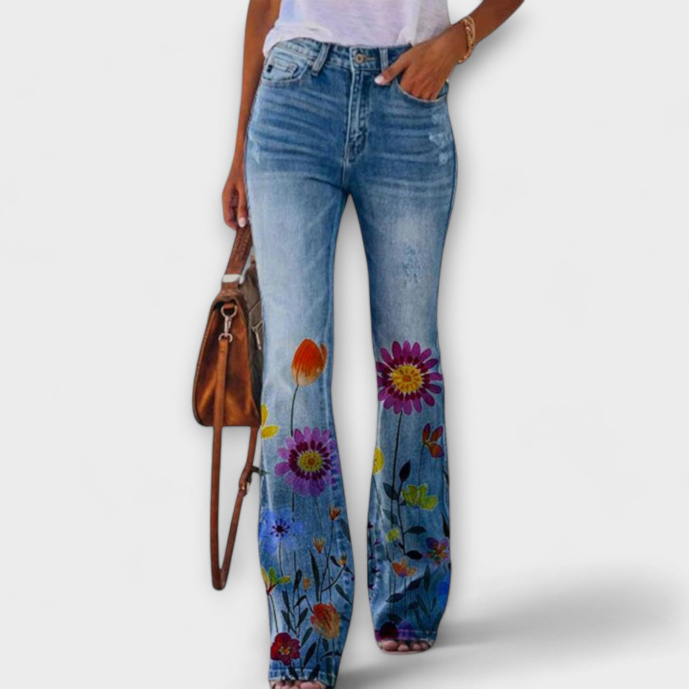 Tubo con fiori