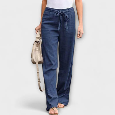 Loreen - Pantaloni leggeri in lino
