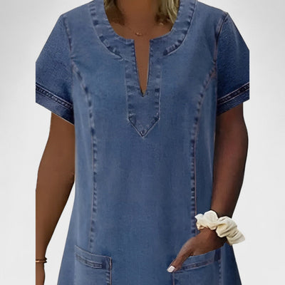 Julia – Abito in denim con tasche