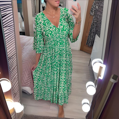 Isabella™ Abito Boho Stampato
