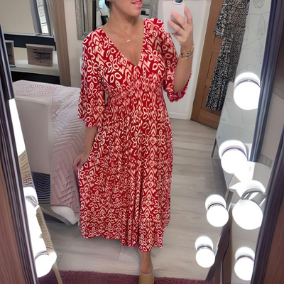 Isabella™ Abito Boho Stampato