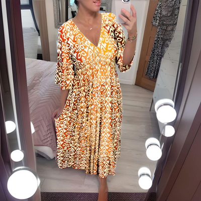 Isabella™ Abito Boho Stampato